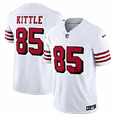 Men & Women & Youth San Francisco 49ers #85 George Kittle New White 2023 F.U.S.E. Vapor Untouchable Limited Stitched Football Jersey,baseball caps,new era cap wholesale,wholesale hats